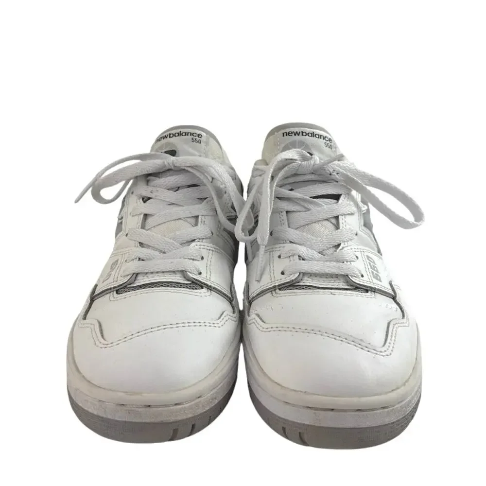 New Balance 550 Rain Cloud Men's White Gray Low Top Sneakers Shoes M-7 W-8.5